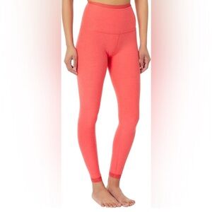NWT Beyond Yoga Spacedye Allure Lace-Trim Leggings in Rashh
